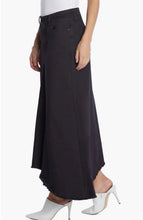 Classic Denim Midi Skirt - True Black-skirt-The Little Tichel Lady