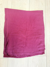 Cotton Gauze Long Wrap - Wine-Long Wrap-The Little Tichel Lady