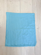 Cotton Gauze Long Wrap - Cyan-Long Wrap-The Little Tichel Lady