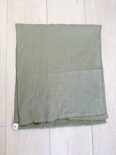 Cotton Gauze Long Wrap - Olive-Long Wrap-The Little Tichel Lady