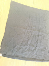 Cotton Gauze Long Wrap - Black-Long Wrap-The Little Tichel Lady