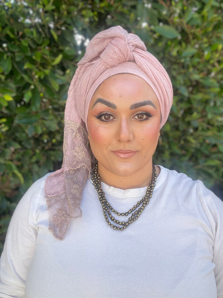 Israeli Arabesque Wrap - Pink