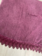 Israeli Arabesque Wrap - Berry-Long Wrap-The Little Tichel Lady