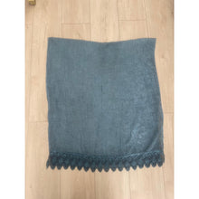 Israeli Arabesque Wrap - Turquoise-Long Wrap-The Little Tichel Lady