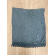 Israeli Arabesque Wrap - Turquoise-Long Wrap-The Little Tichel Lady