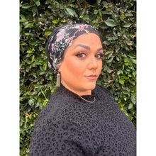 Yodfat Style, Black Floral Slip-On Set-Specialty Items-The Little Tichel Lady