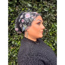 Yodfat Style, Black Floral Slip-On Set-Specialty Items-The Little Tichel Lady