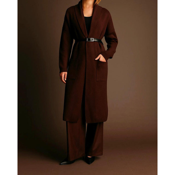 Cozy Chandler Cardigan - Chocolate Brown-Sweater-The Little Tichel Lady