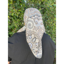 Paisley Print Square Tichel - Neutral/Sage-Squares-The Little Tichel Lady