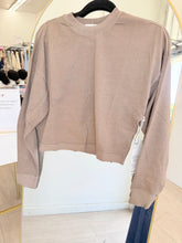Relaxed Cropped Cotton T-Shirt - Neutral