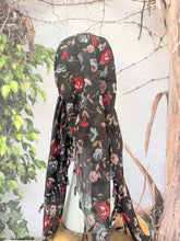 Open-Closed Back NON-SLIP Adjustable Pretied, w/ Tassel Details - Black/Pink-Pretieds-The Little Tichel Lady