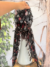 Open-Closed Back NON-SLIP Adjustable Pretied, w/ Tassel Details - Black/Pink-Pretieds-The Little Tichel Lady