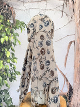 Open-Closed Back NON-SLIP Adjustable Pretied, w/ Tassel Details - Beige/Taupe-Pretieds-The Little Tichel Lady