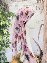 Open-Closed Back NON-SLIP Adjustable Pretied, w/ Tassel Details - Pink/Neutral-Pretieds-The Little Tichel Lady