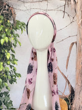 Open-Closed Back NON-SLIP Adjustable Pretied, w/ Tassel Details - Pink/Neutral-Pretieds-The Little Tichel Lady