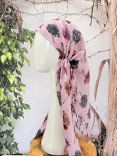 Open-Closed Back NON-SLIP Adjustable Pretied, w/ Tassel Details - Pink/Neutral-Pretieds-The Little Tichel Lady