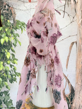 Open-Closed Back NON-SLIP Adjustable Pretied, w/ Tassel Details - Pink/Neutral-Pretieds-The Little Tichel Lady