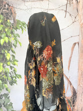 Open-Closed Back NON-SLIP Adjustable Pretied, w/ Tassel Details - Black/Multi-Pretieds-The Little Tichel Lady