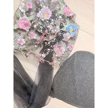 Yodfat Style, Black Floral Slip-On Set-Specialty Items-The Little Tichel Lady