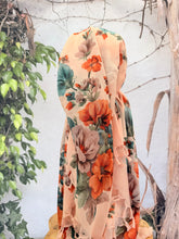 Open-Closed Back NON-SLIP Adjustable Pretied, w/ Tassel Details - Peach/Multi-Pretieds-The Little Tichel Lady