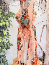 Open-Closed Back NON-SLIP Adjustable Pretied, w/ Tassel Details - Peach/Multi-Pretieds-The Little Tichel Lady