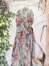 Open-Closed Back NON-SLIP Adjustable Pretied, w/ Tassel Details - Gray/Multi-Pretieds-The Little Tichel Lady