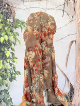 Open-Closed Back NON-SLIP Adjustable Pretied, w/ Tassel Details - Medium Brown/Multi-Pretieds-The Little Tichel Lady