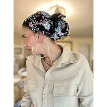 Yodfat Style, Black Floral Slip-On Set-Specialty Items-The Little Tichel Lady