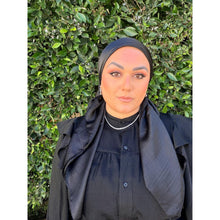 Luster Luxe Squares - Onyx-Squares-The Little Tichel Lady