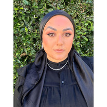 Luster Luxe Squares - Onyx-Squares-The Little Tichel Lady