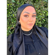 Luster Luxe Squares - Onyx-Squares-The Little Tichel Lady