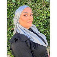 Luster Luxe Squares - Silver-Squares-The Little Tichel Lady