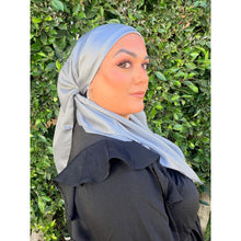 Luster Luxe Squares - Silver-Squares-The Little Tichel Lady