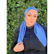 Luster Luxe Squares - Cornflower-Squares-The Little Tichel Lady