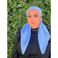 Luster Luxe Squares - Sky Blue-Squares-The Little Tichel Lady