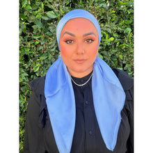 Luster Luxe Squares - Sky Blue-Squares-The Little Tichel Lady