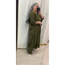 Kaftan Maxi Dress - Olive, XS-3X-dress-The Little Tichel Lady