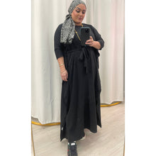 Kaftan Maxi Dress - Black, XS-3X-dress-The Little Tichel Lady