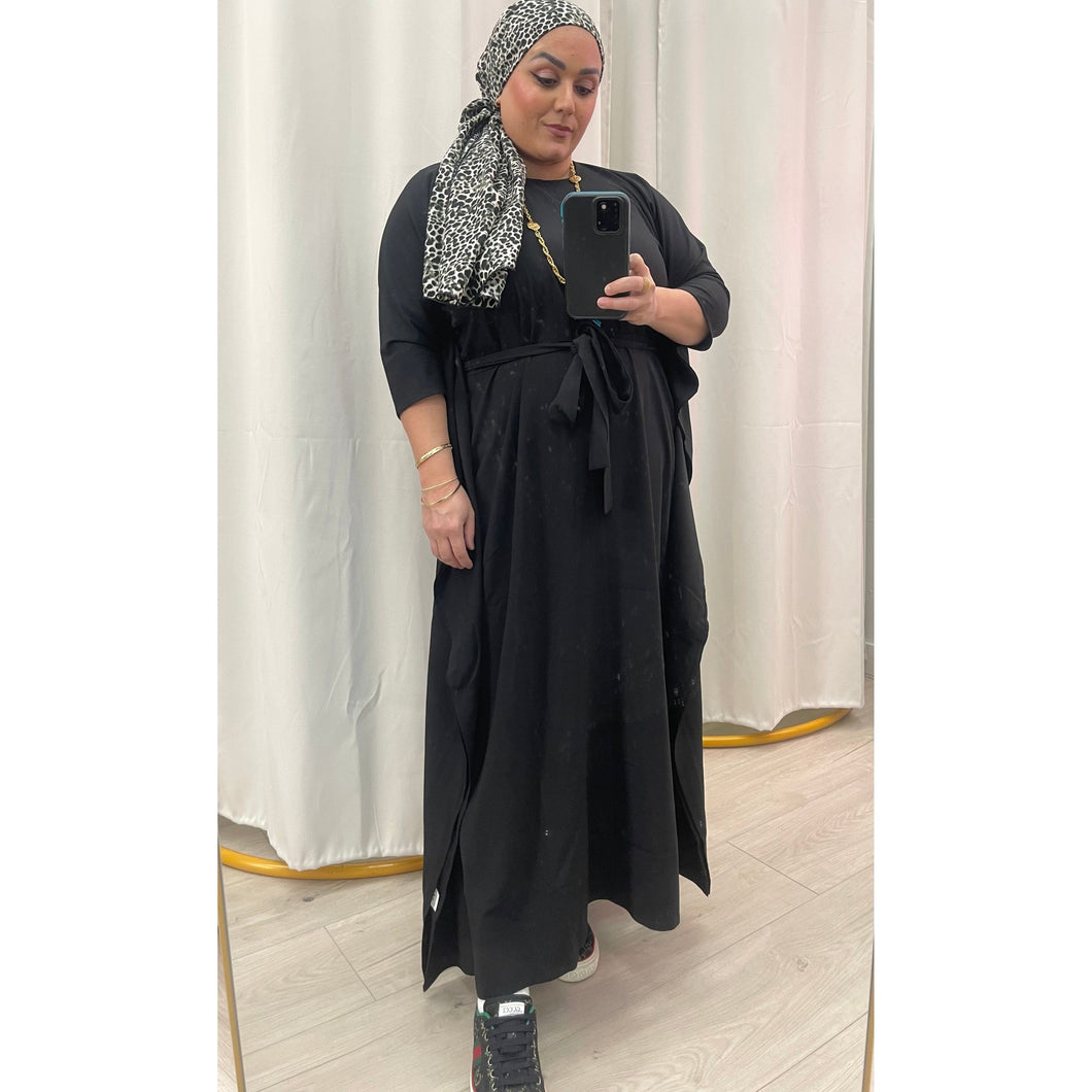3x black maxi dress LD {Moonlight Magic} Black Ruffle Criss Cross Maxi Dress PLUS SIZE 1X 2X 3X 1X