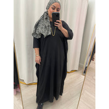 Kaftan Maxi Dress - Black, XS-3X-dress-The Little Tichel Lady