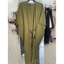 Kaftan Maxi Dress - Olive, XS-3X-dress-The Little Tichel Lady