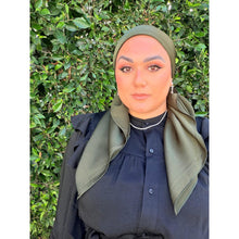 Luster Luxe Squares - Olive-Squares-The Little Tichel Lady