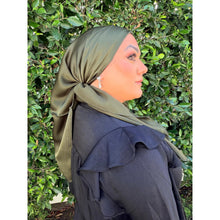 Luster Luxe Squares - Olive-Squares-The Little Tichel Lady
