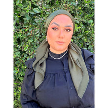 Luster Luxe Squares - Olive-Squares-The Little Tichel Lady
