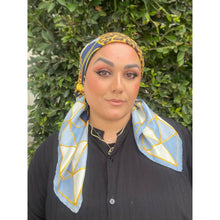 Gucci Authentic Vintage Designer Headscarf, Equestrian Animal Print-Designer headscarf-The Little Tichel Lady