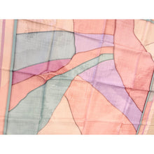 Painted Prism Satin Print Square Headscarf - Pink-square-The Little Tichel Lady