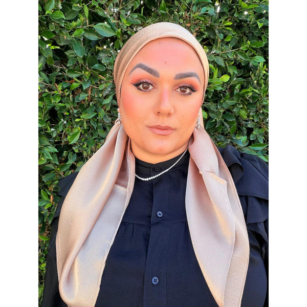 Luster Luxe Squares - Honey Glow-Squares-The Little Tichel Lady