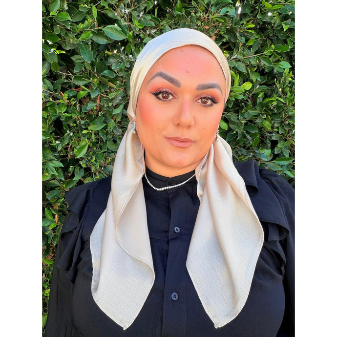 Luster Luxe Squares - Golden Glow-Squares-The Little Tichel Lady