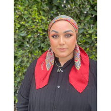 YSL Authentic Vintage Designer Headscarf, Paisley & Floral-Designer headscarf-The Little Tichel Lady