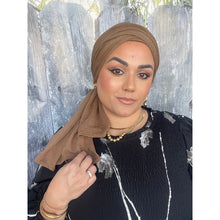 Israeli Lightweight Shimmery Headwrap - Neutral-Long wrap-The Little Tichel Lady